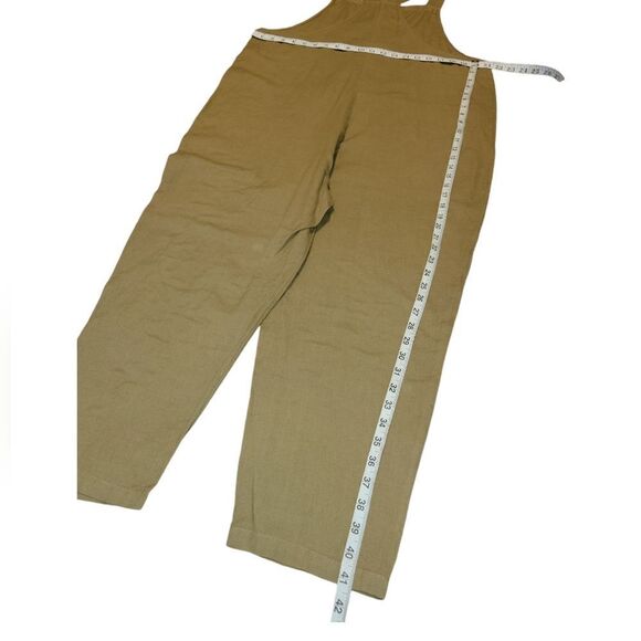 NWOT Free People Not Over You Overalls Dungarees Tropical Nut Jumpsuit M - Picture 11 of 13